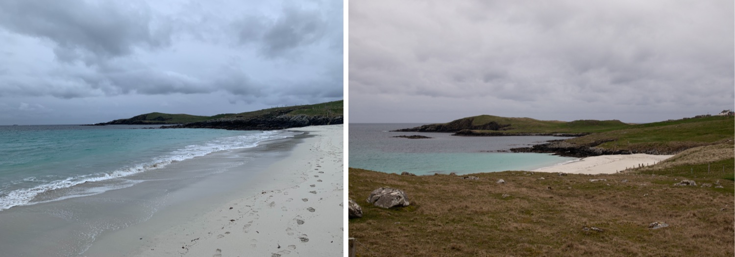 A image of the the Atlantic Coastline in Hamnavoe 